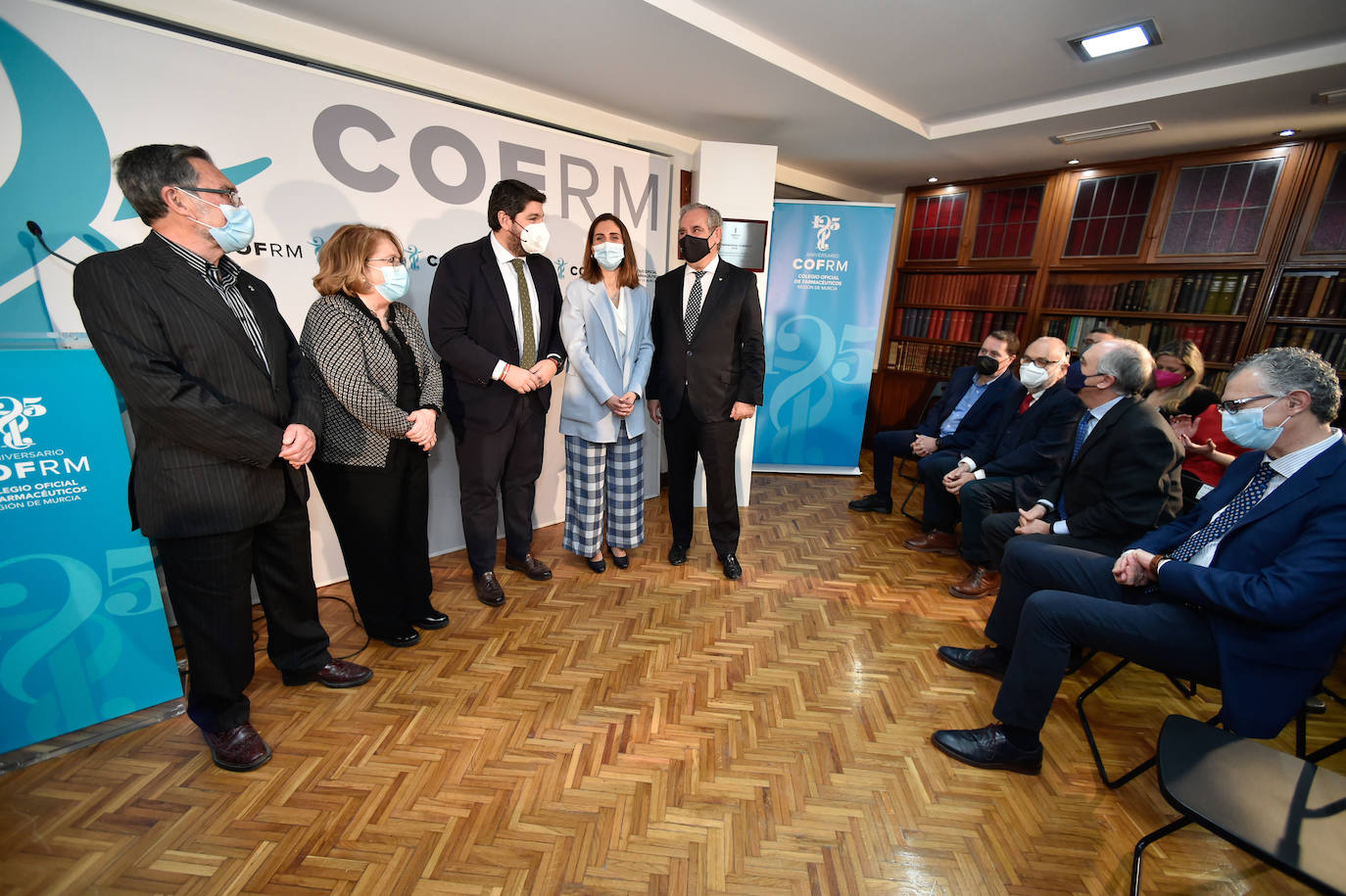 Acto del 125 aniversario del Colegio Oficial de Farmaceuticos de la Region de Murcia. este miércoles.