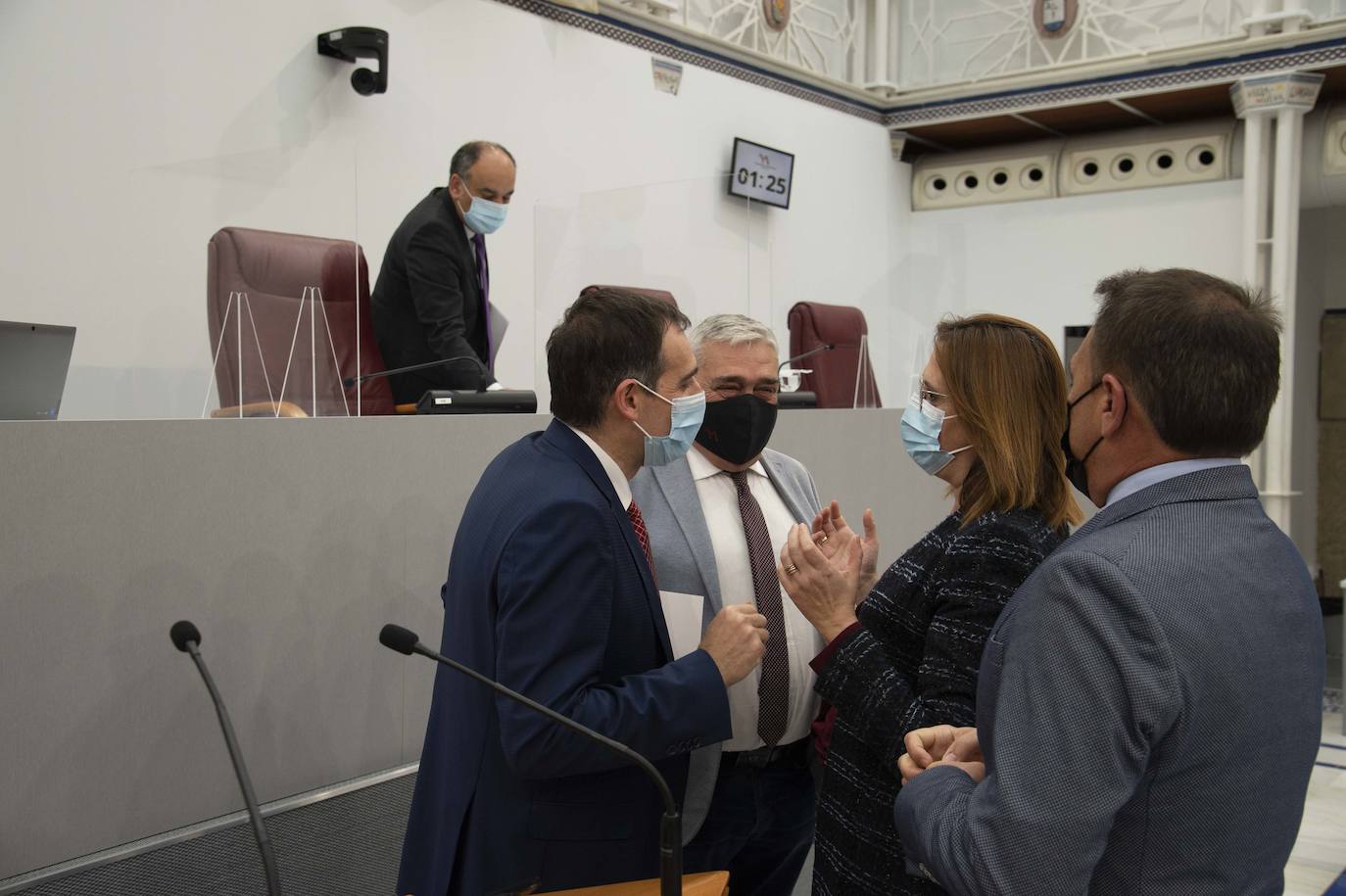Fotos: Miras respalda en la Asamblea que el Mar Menor tenga personalidad jurídica