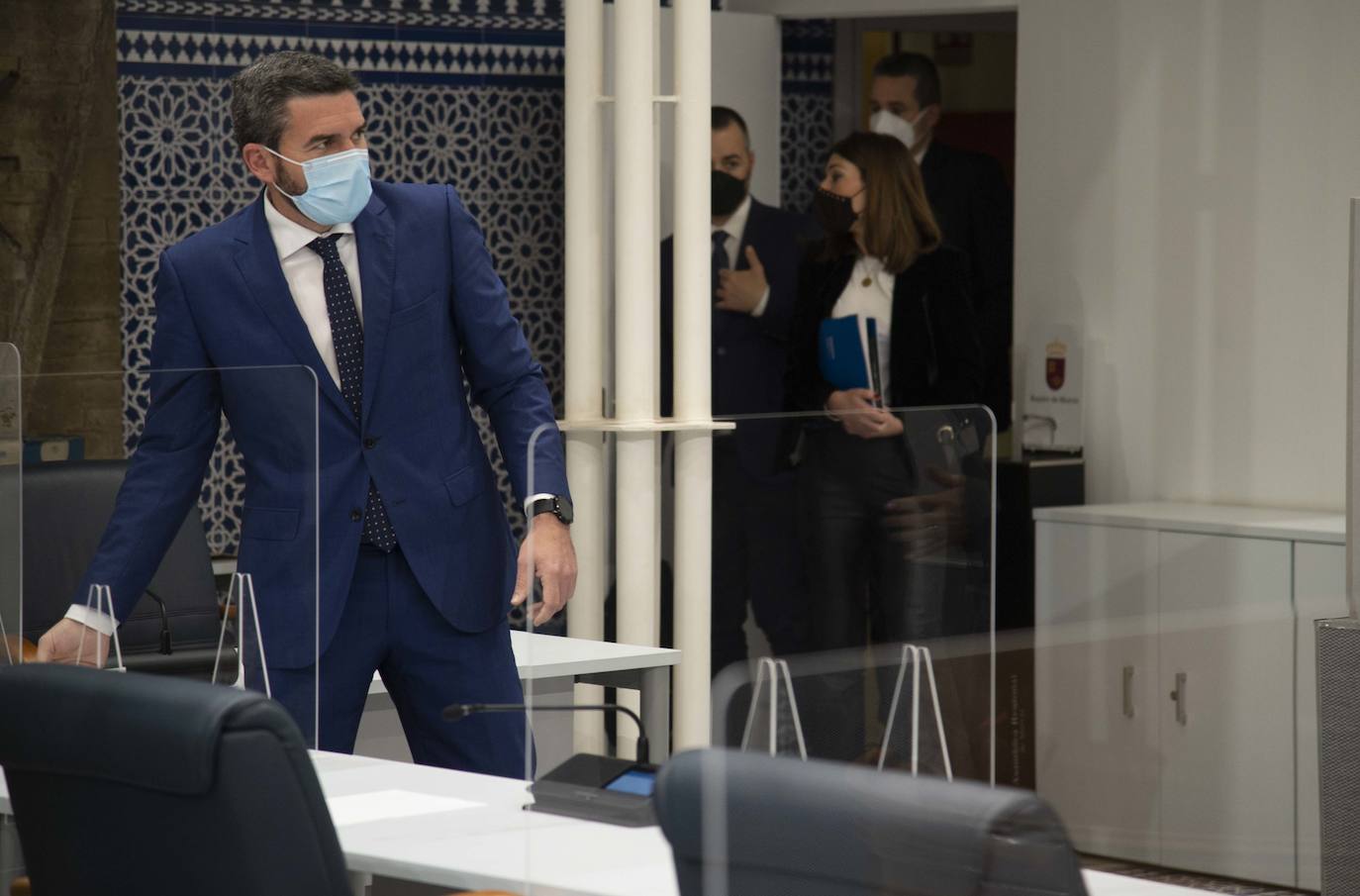 Fotos: Miras respalda en la Asamblea que el Mar Menor tenga personalidad jurídica