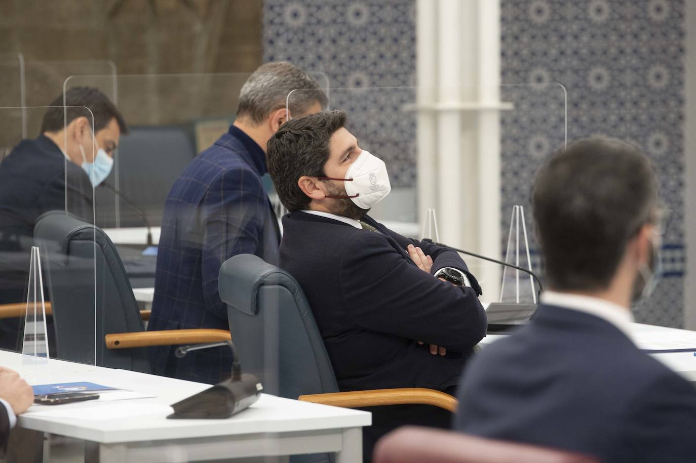 Fotos: Miras respalda en la Asamblea que el Mar Menor tenga personalidad jurídica