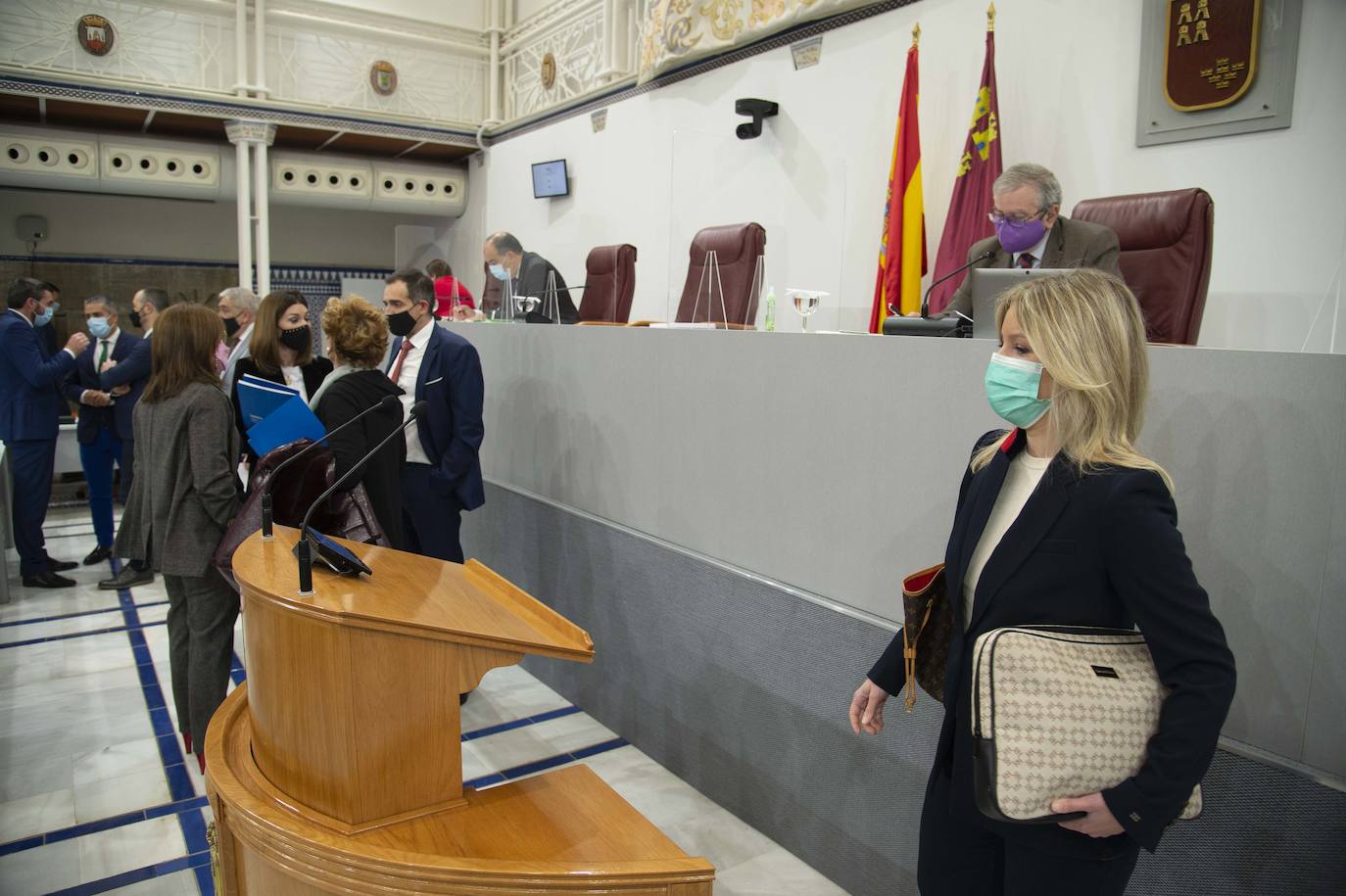 Fotos: Miras respalda en la Asamblea que el Mar Menor tenga personalidad jurídica