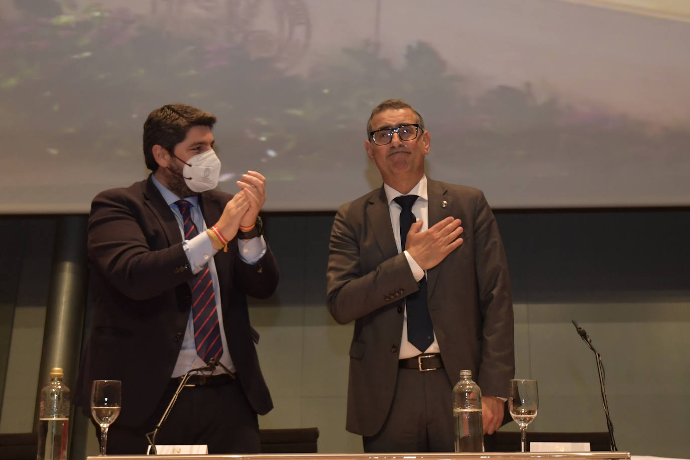 Fotos: La toma de posesión de Luján como rector de la UMU, en imágenes