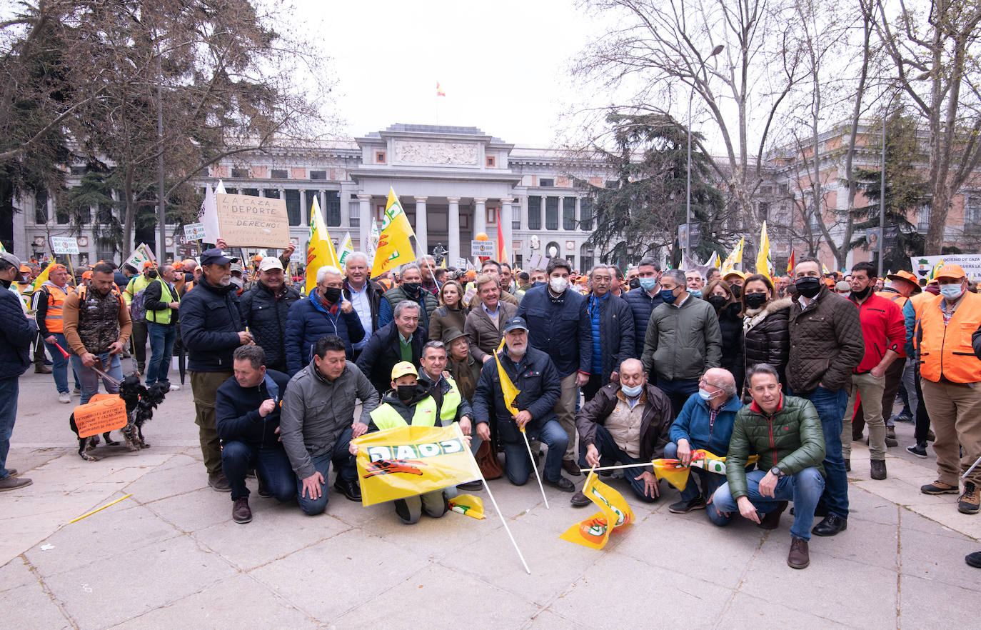 Fotos: Agricultores, ganaderos y cazadores murcianos participan en la manifestación de Madrid