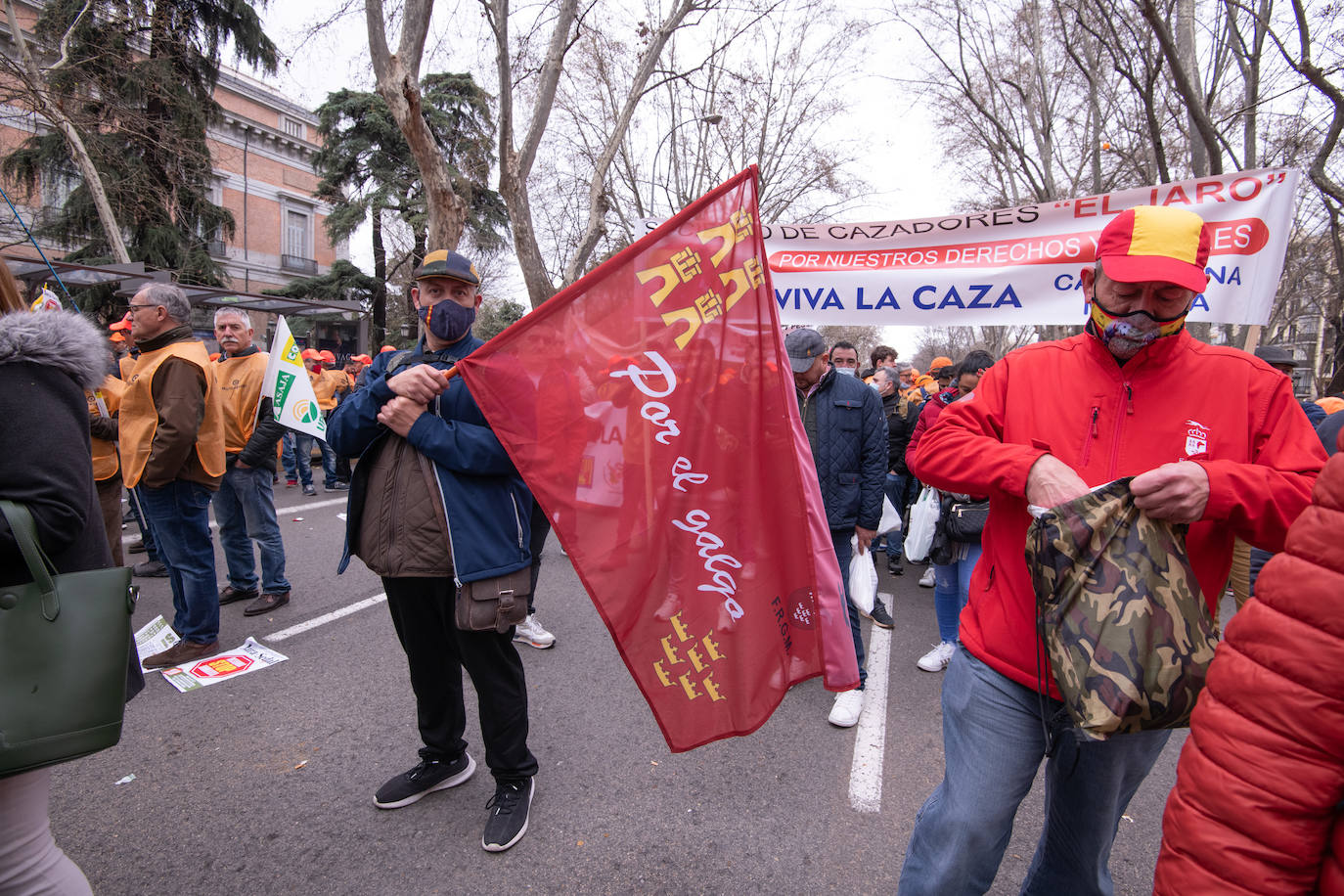 Fotos: Agricultores, ganaderos y cazadores murcianos participan en la manifestación de Madrid