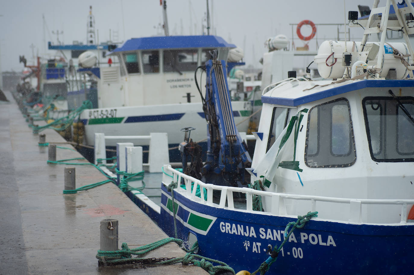 Fotos: Los pescadores del Mar Menor se suman a la huelga