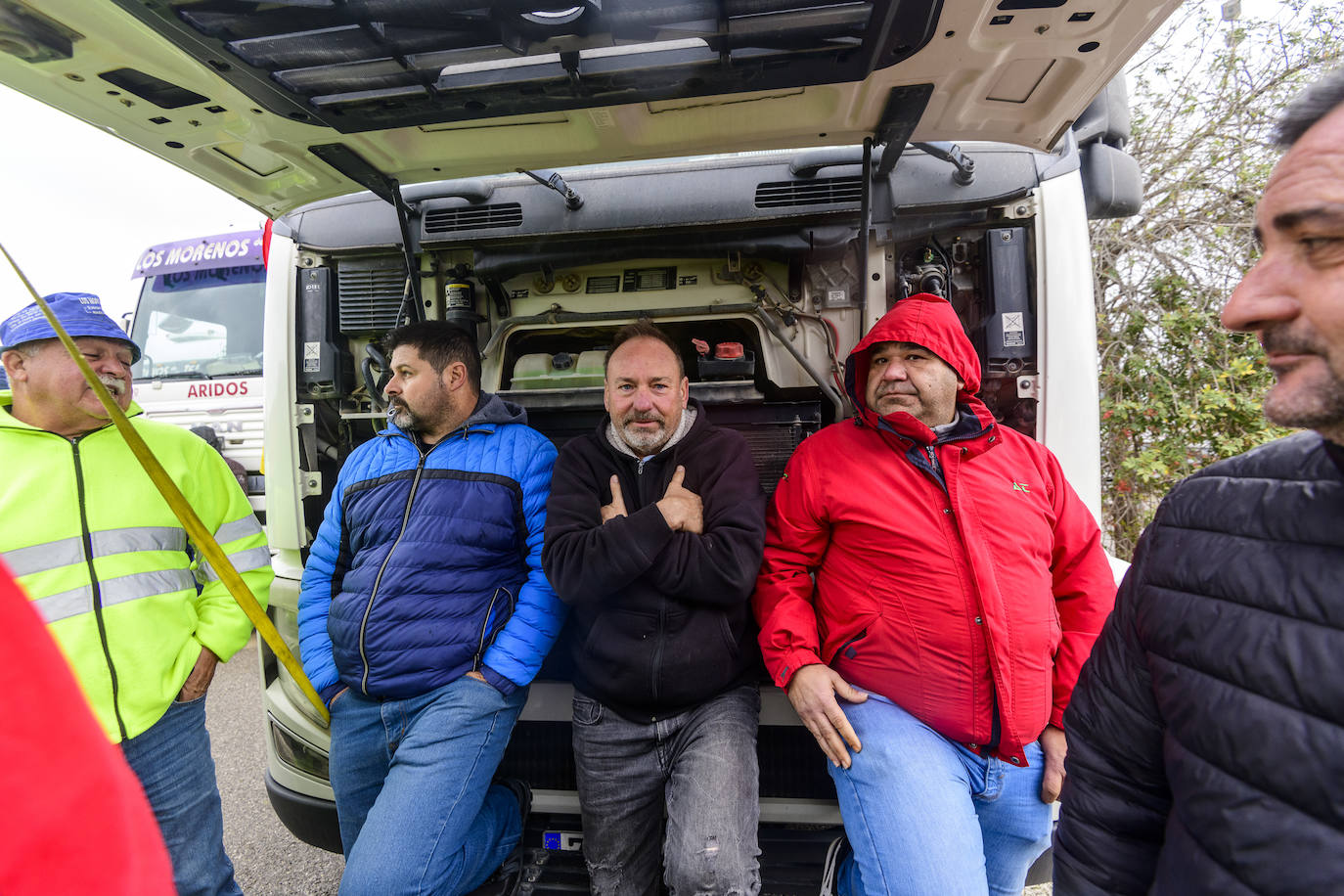 Fotos: Miras respalda a los transportistas y pide bajar el precio del combustible