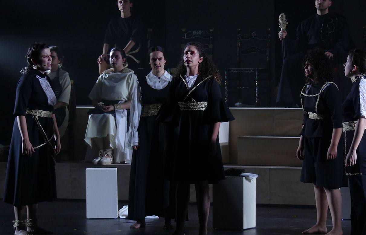 Un momento del musical 'Bernarda Alba'.