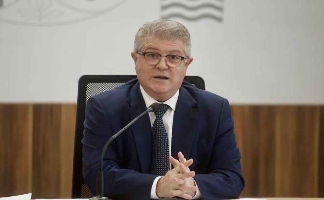 El delegado del Gobierno en la Región, José Vélez, en una imagen de archivo.