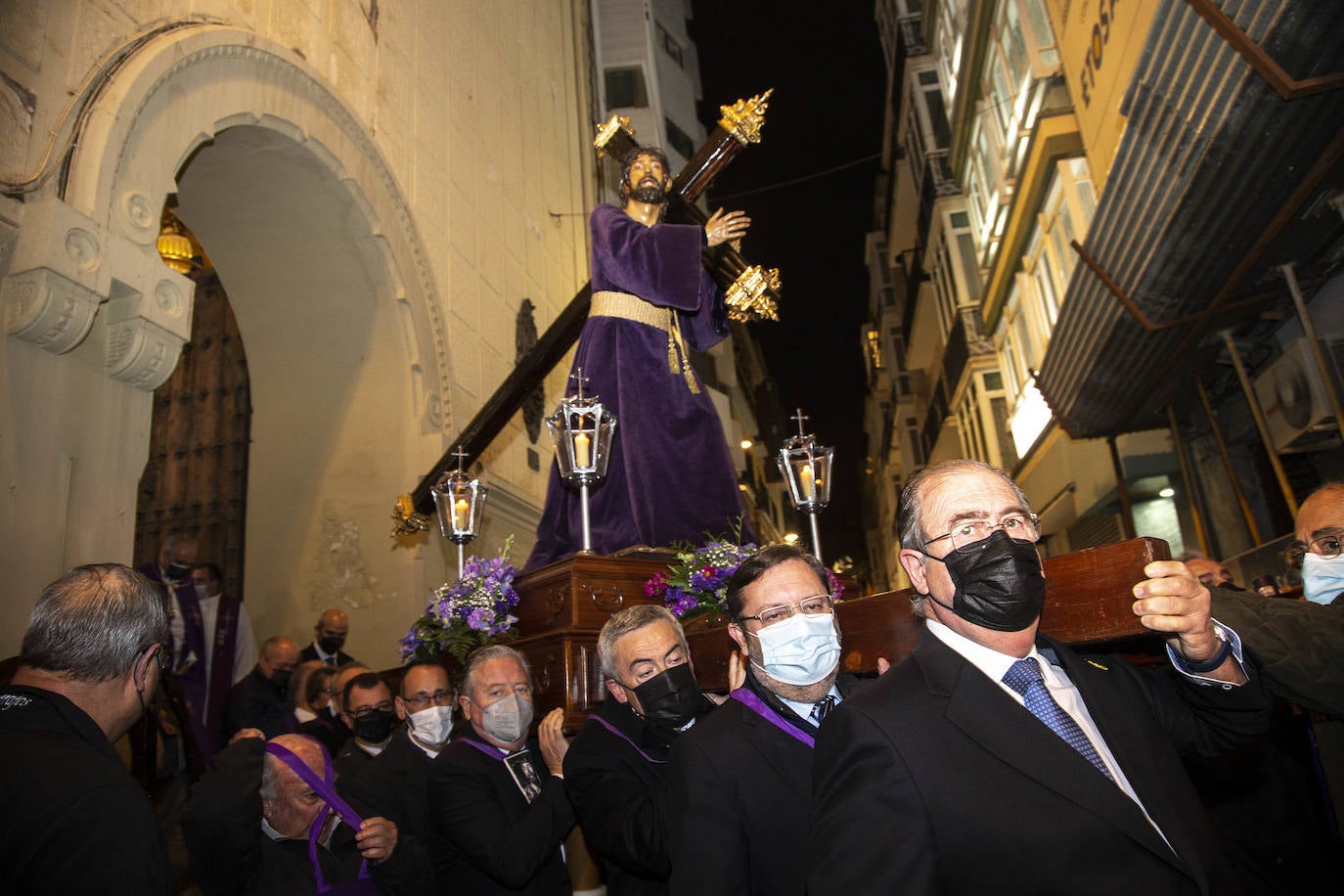 Fotos: La Cofradía Marraja celebra su vía crucis en Cartagena