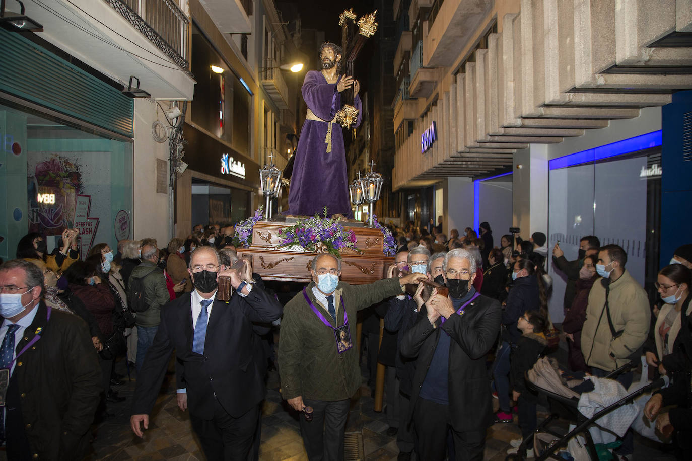 Fotos: La Cofradía Marraja celebra su vía crucis en Cartagena