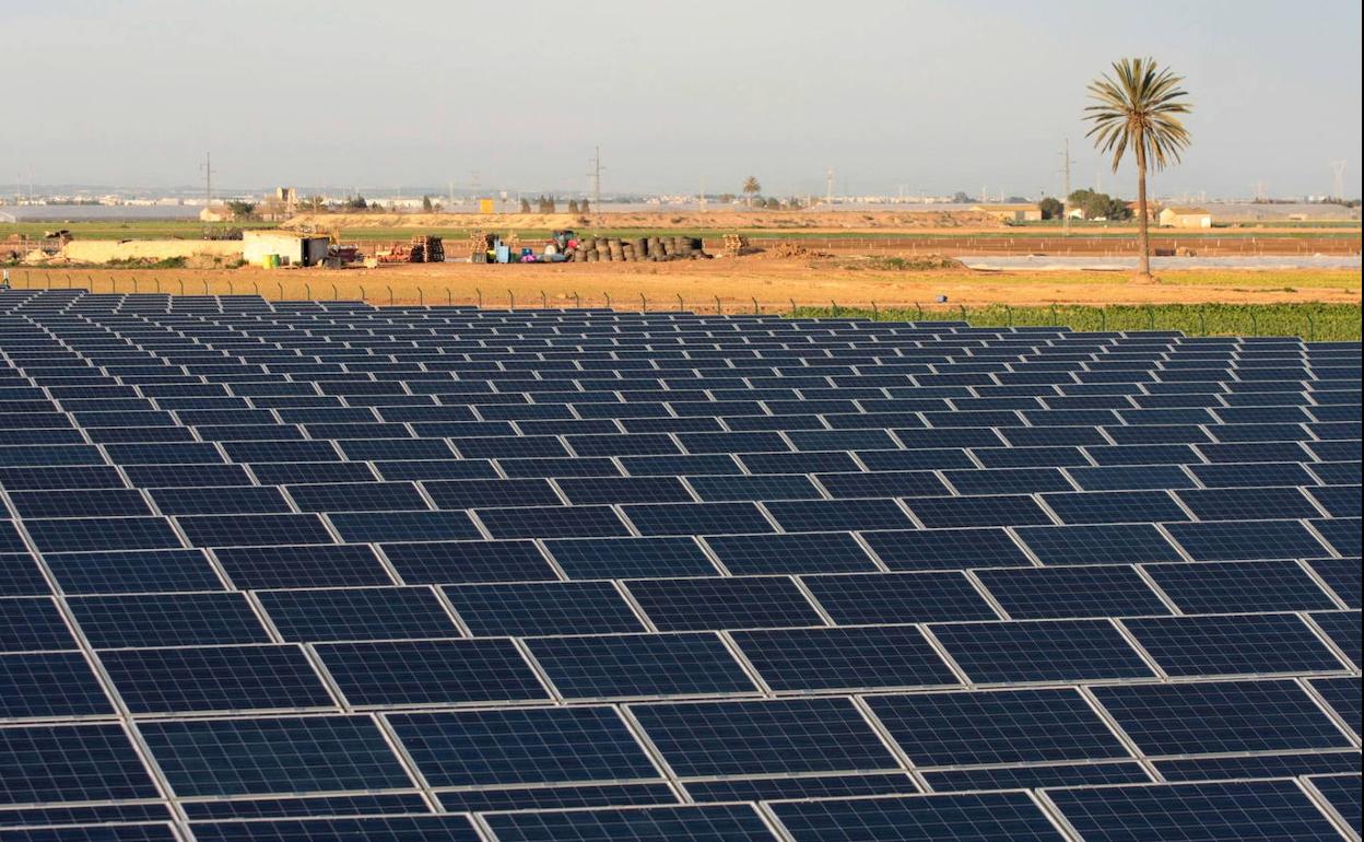 Planta fotovoltaica en La Puebla (Cartagena).
