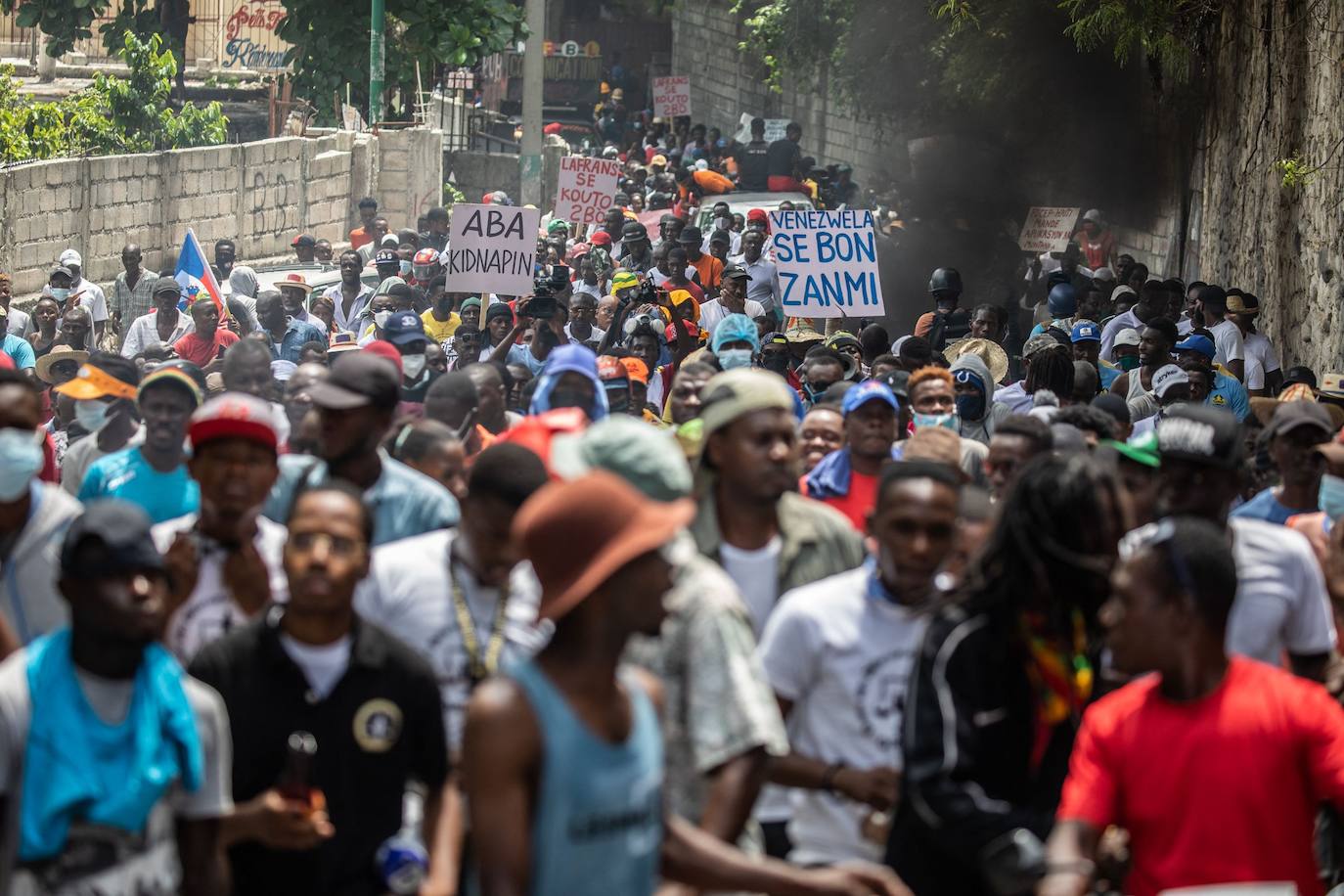 Fotos: Los haitianos están hartos