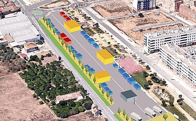 Proyectan en El Palmar el primer recinto para fiestas con escenario y espacio para atracciones