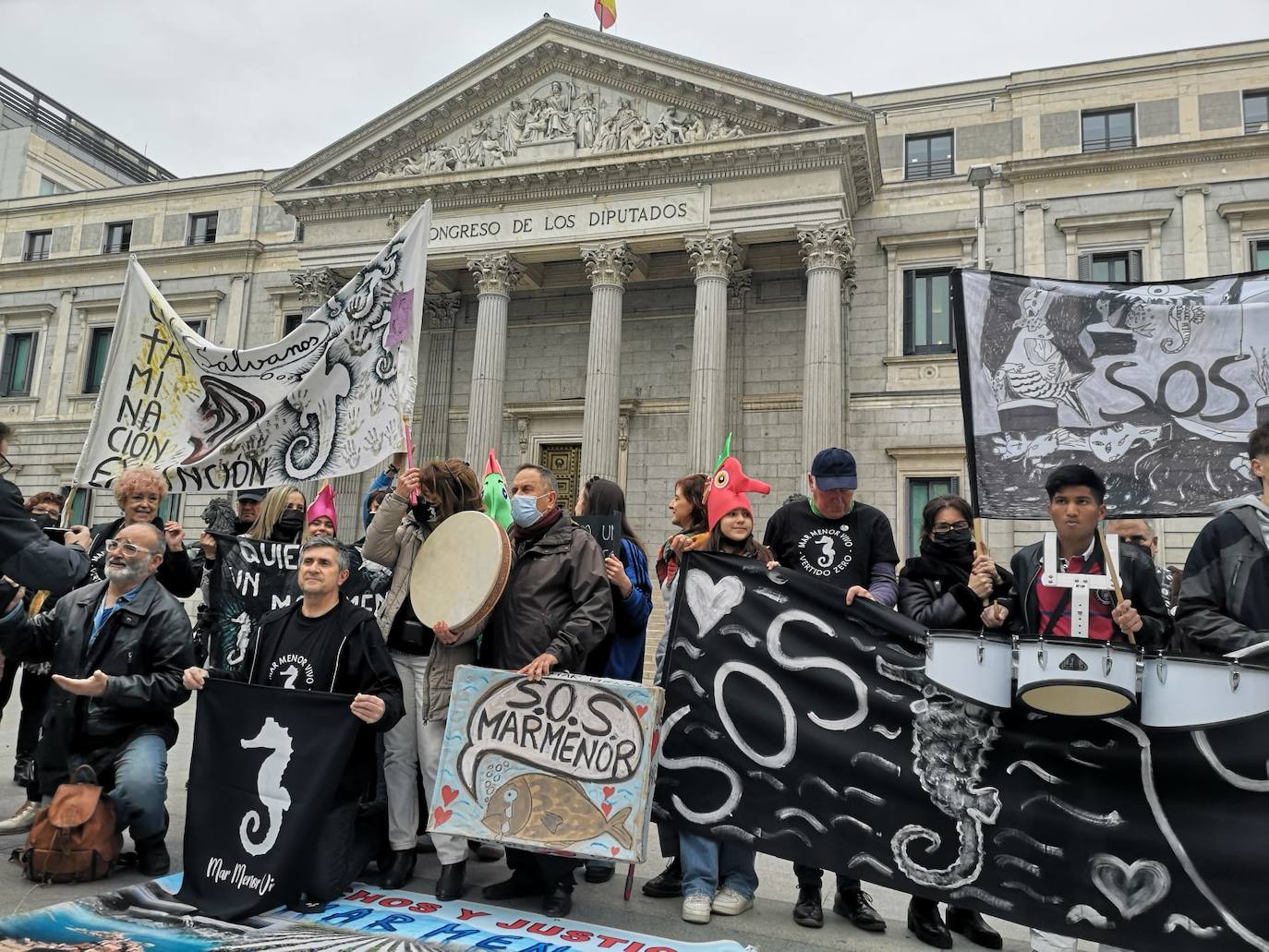 Fotos: Apoyo a la ILP del Mar Menor en Madrid