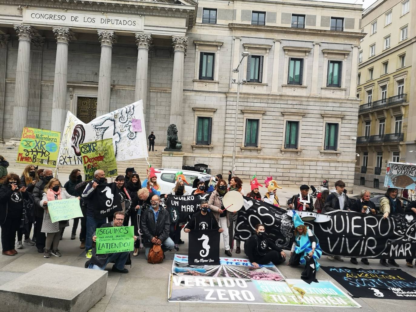 Fotos: Apoyo a la ILP del Mar Menor en Madrid