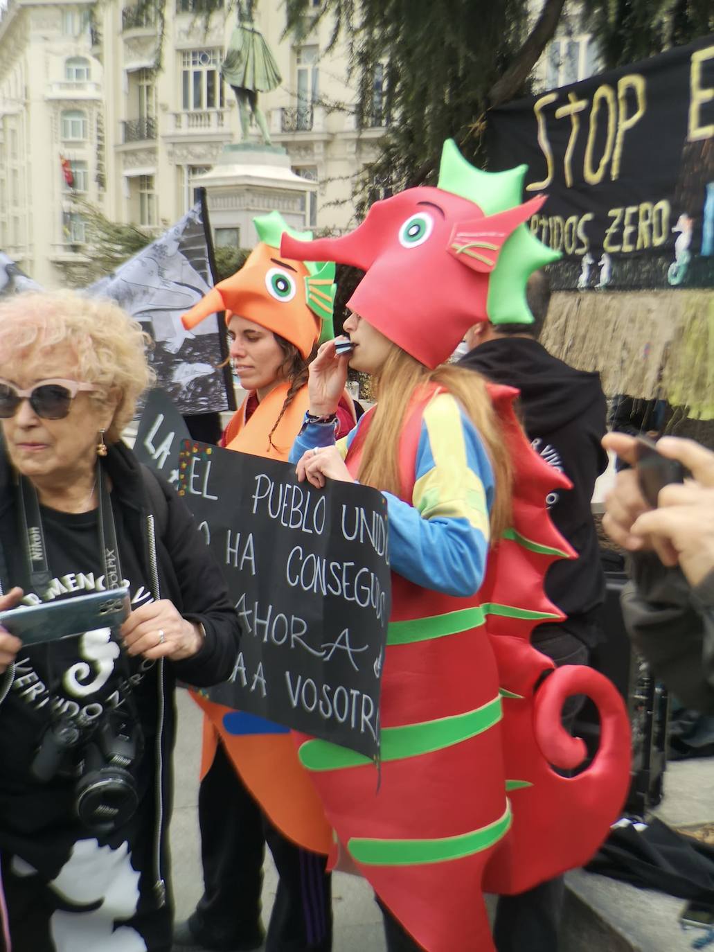 Fotos: Apoyo a la ILP del Mar Menor en Madrid