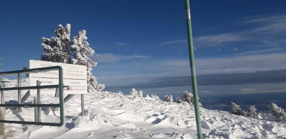 Fotos: Sierra Espuña amanece teñida de blanco tras dos días de nieve