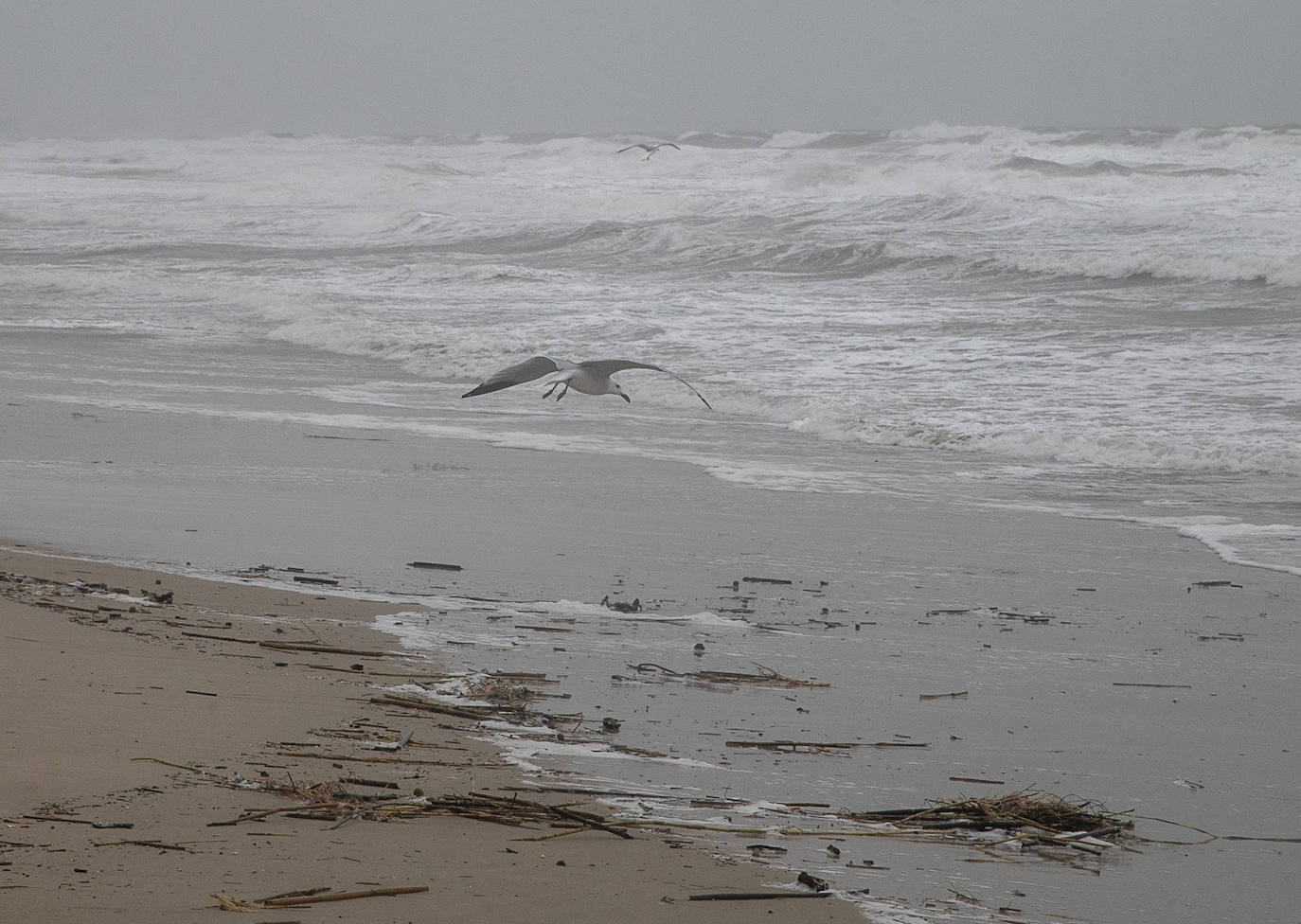 Fotos: El temporal causa daños graves en el paseo marítimo de Cabo de Palos