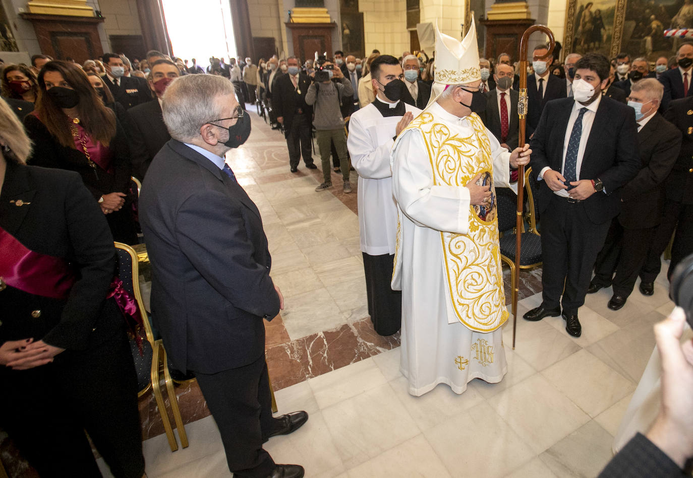 Fotos: Ceremonia de la Onza de Oro en la basílica de la Caridad de Cartagena