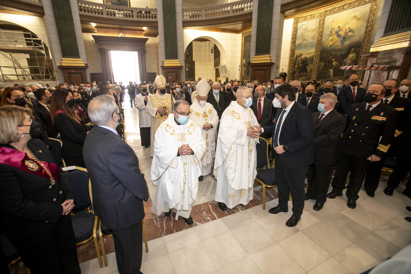Fotos: Ceremonia de la Onza de Oro en la basílica de la Caridad de Cartagena