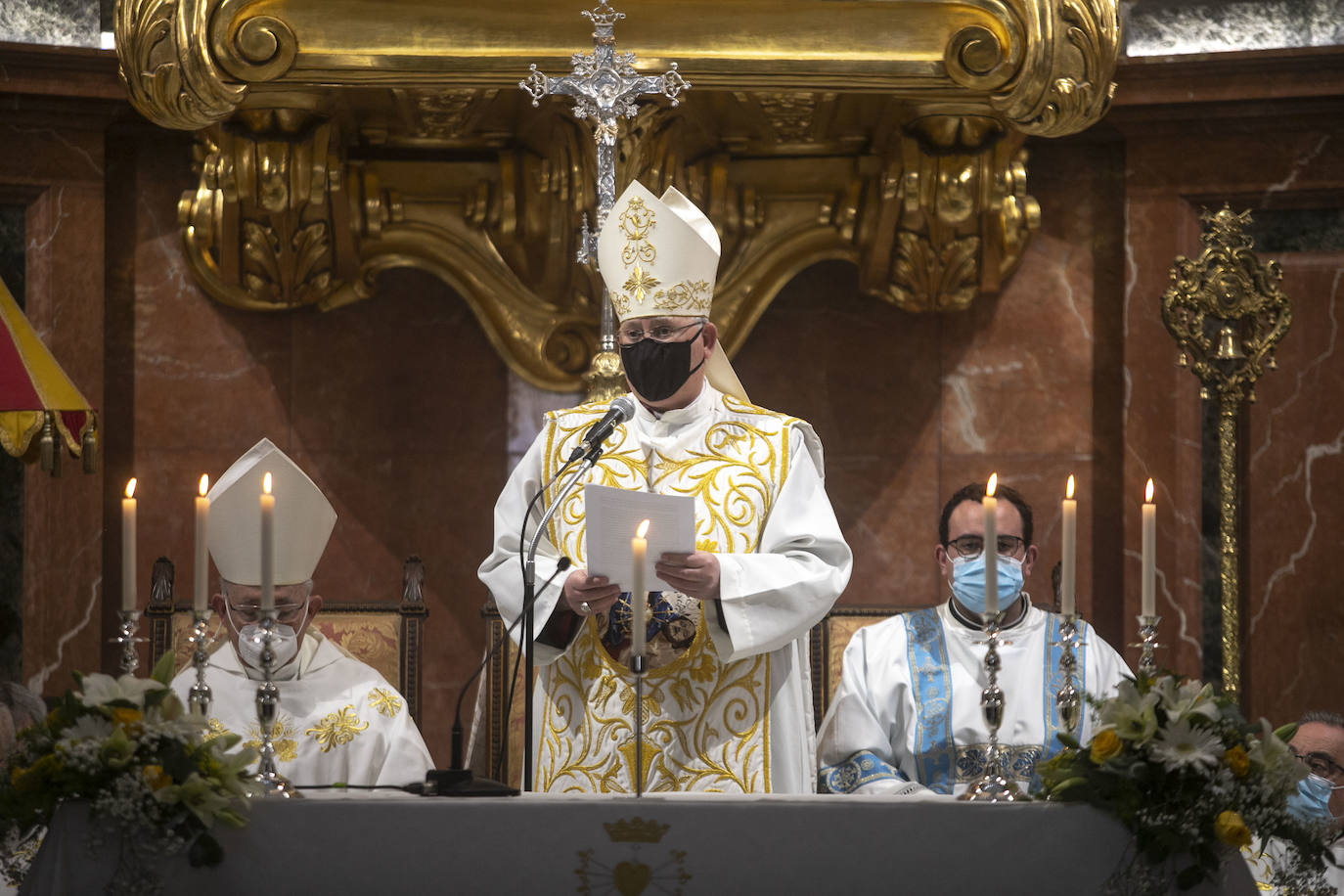 Fotos: Ceremonia de la Onza de Oro en la basílica de la Caridad de Cartagena