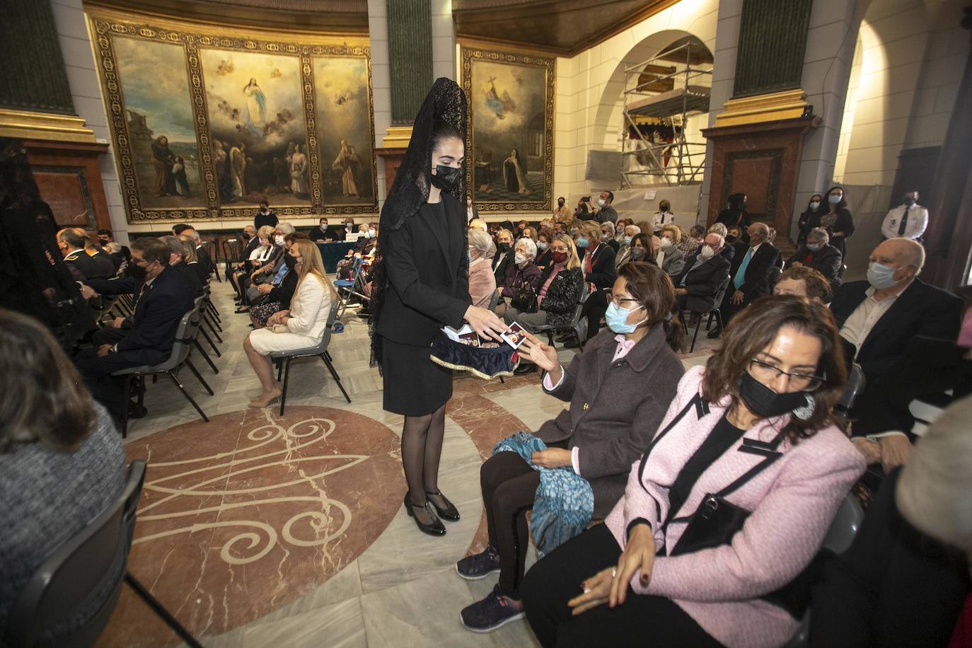Fotos: Ceremonia de la Onza de Oro en la basílica de la Caridad de Cartagena
