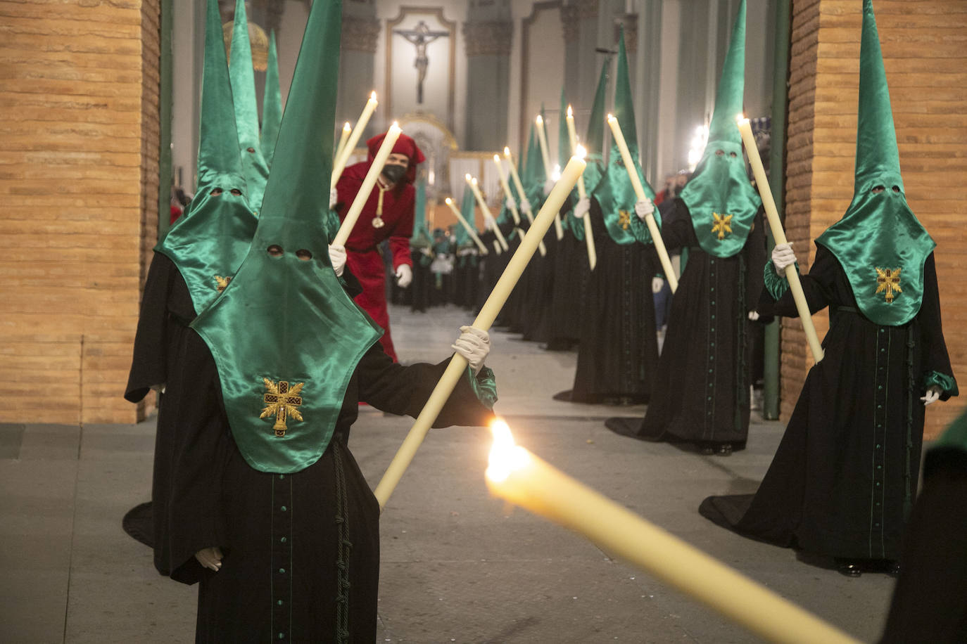 Fotos: Primer desfile de la Cofradía California en la Semana Santa de Cartagena 2022