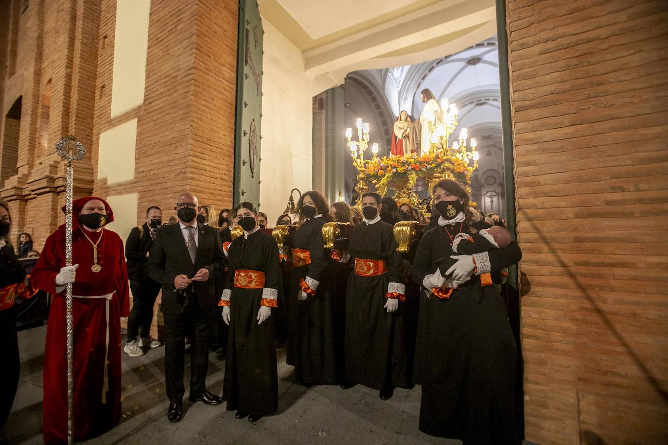 Fotos: Primer desfile de la Cofradía California en la Semana Santa de Cartagena 2022