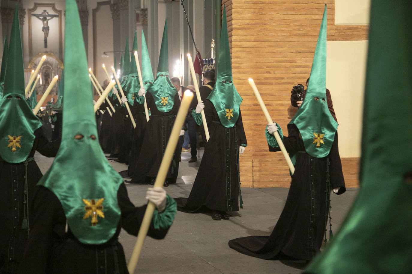 Fotos: Primer desfile de la Cofradía California en la Semana Santa de Cartagena 2022