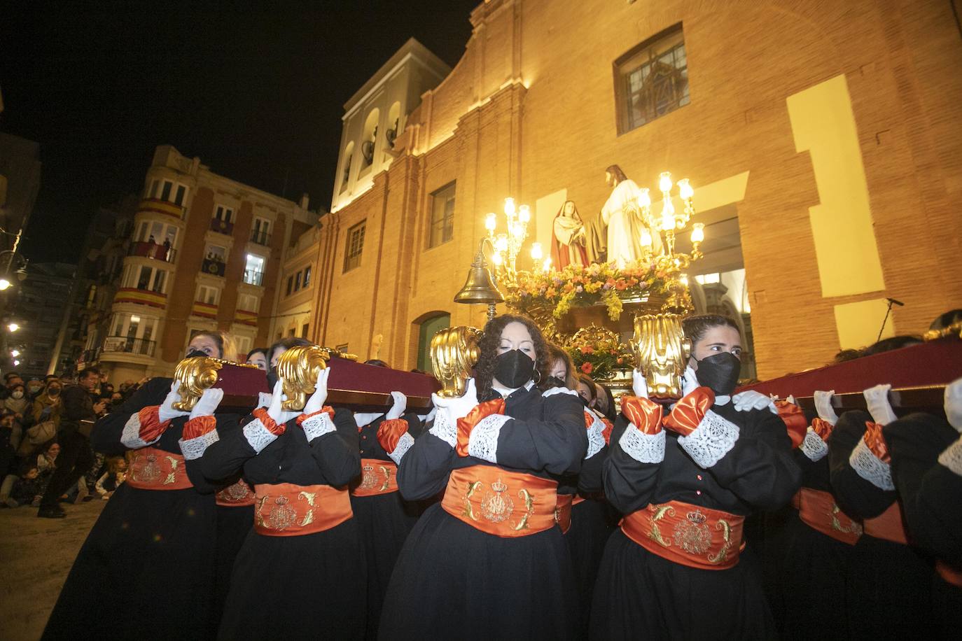 Fotos: Primer desfile de la Cofradía California en la Semana Santa de Cartagena 2022