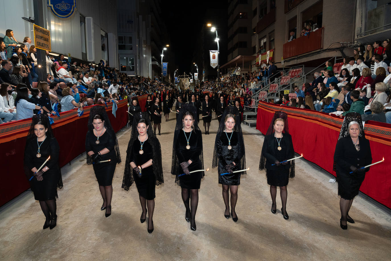 Fotos: El Paso Azul protagoniza la primera procesión en Lorca tras la pandemia