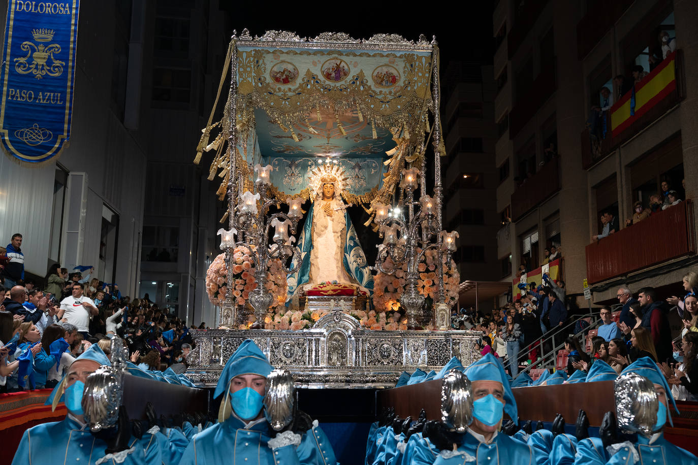 Fotos: El Paso Azul protagoniza la primera procesión en Lorca tras la pandemia