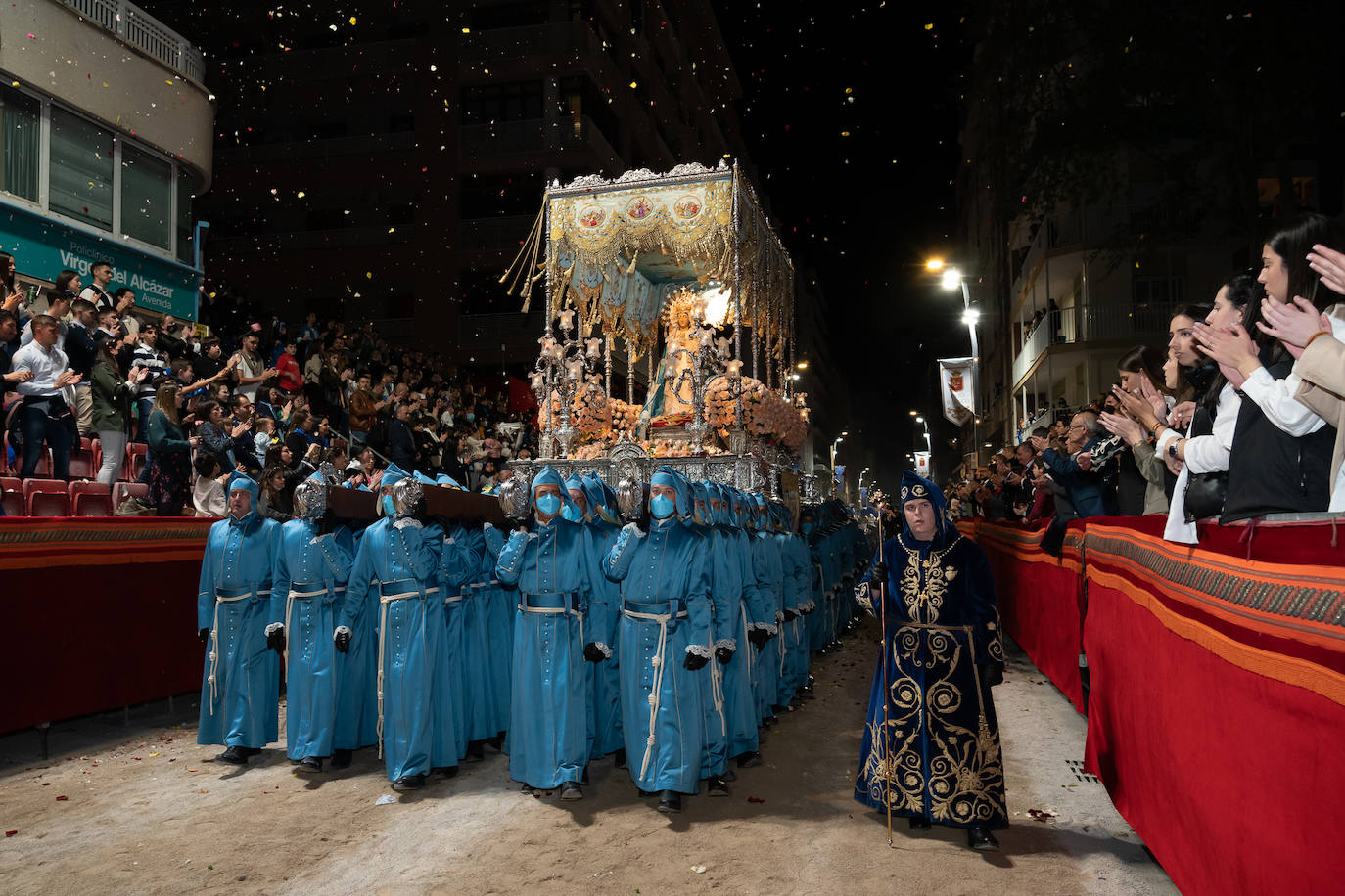 Fotos: El Paso Azul protagoniza la primera procesión en Lorca tras la pandemia