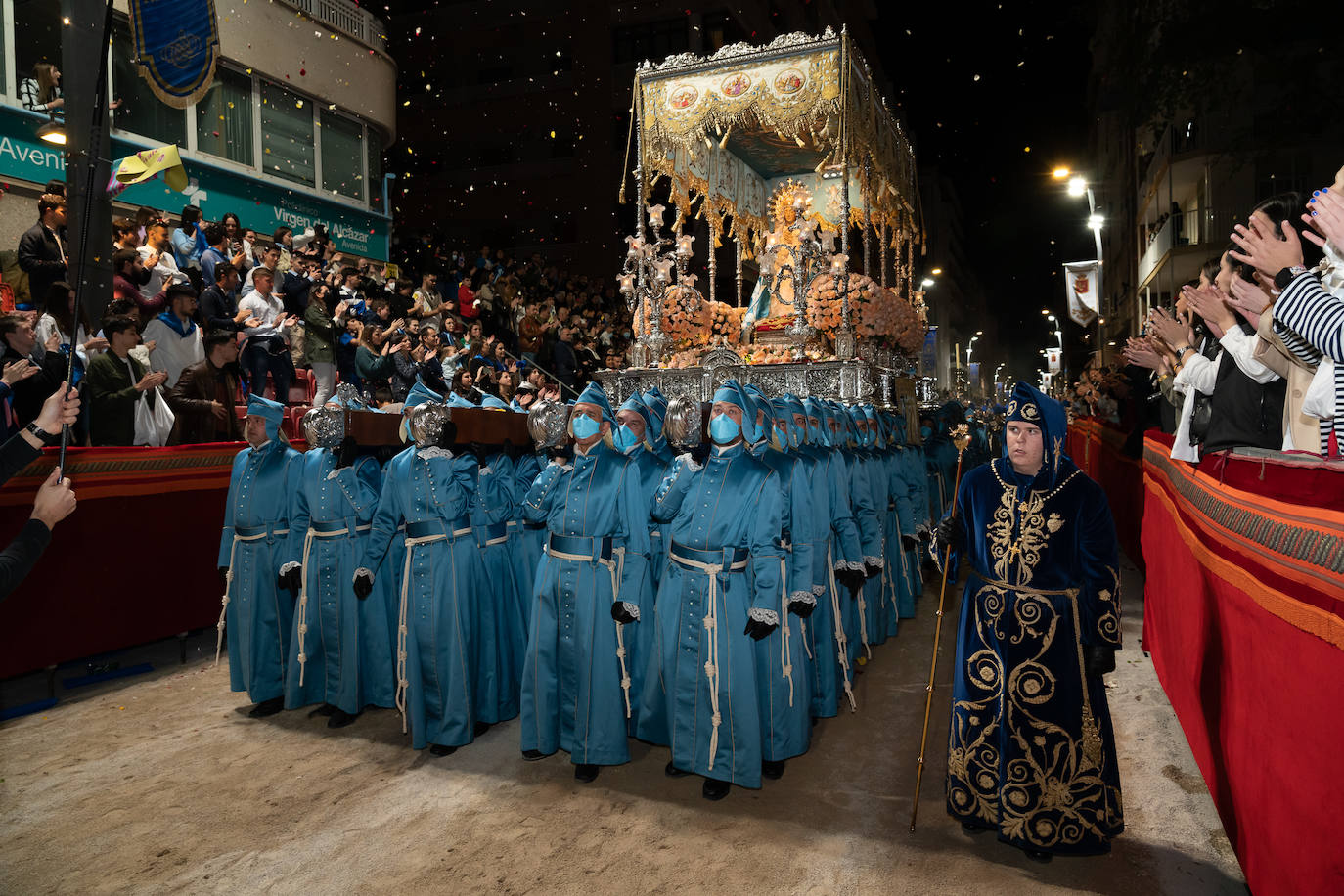 Fotos: El Paso Azul protagoniza la primera procesión en Lorca tras la pandemia