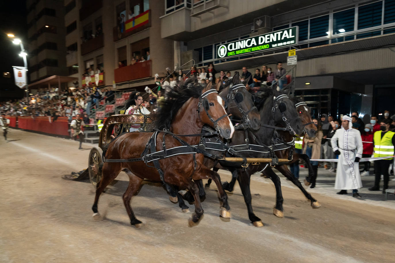 Fotos: Primera procesión del Paso Blanco en la Semana Santa de Lorca 2022