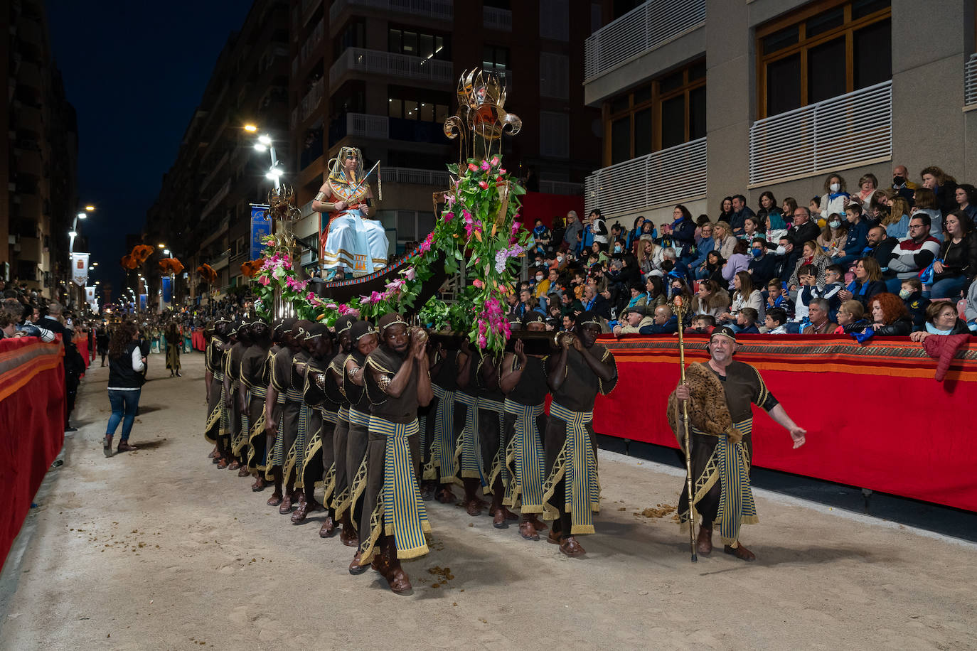 Fotos: El lujo de Egipto en la procesión azul de Domingo de Ramos