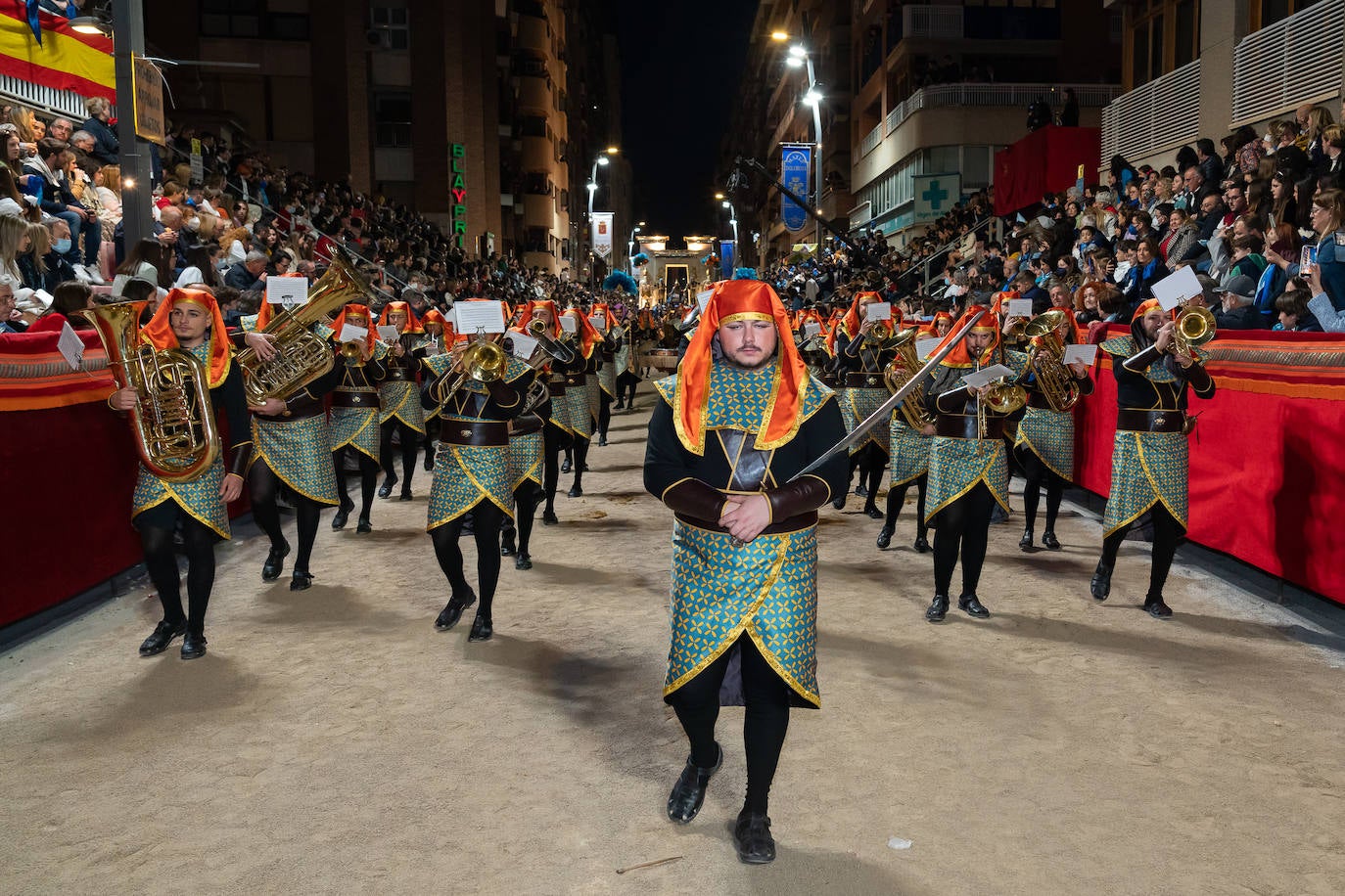 Fotos: El lujo de Egipto en la procesión azul de Domingo de Ramos