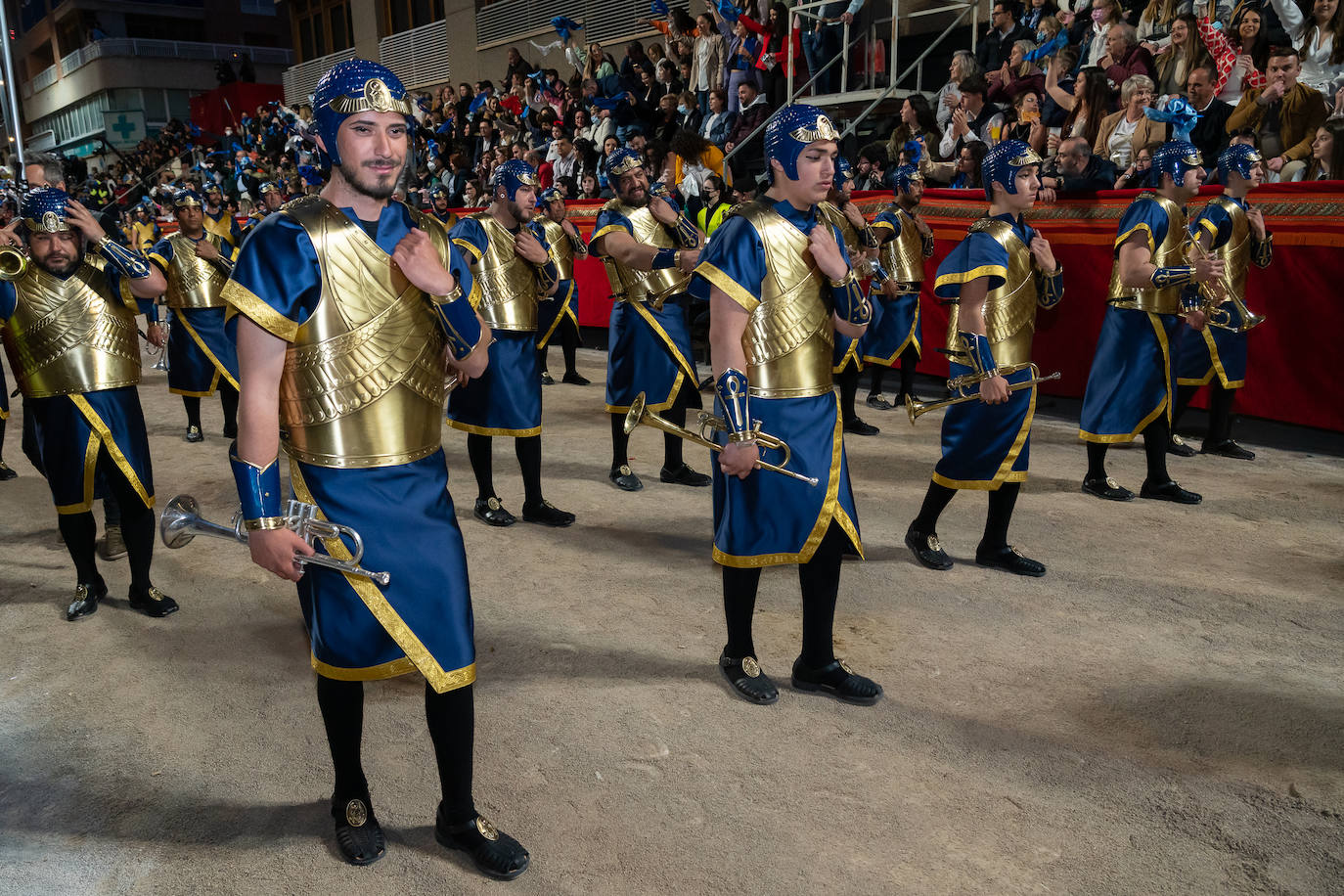 Fotos: El lujo de Egipto en la procesión azul de Domingo de Ramos