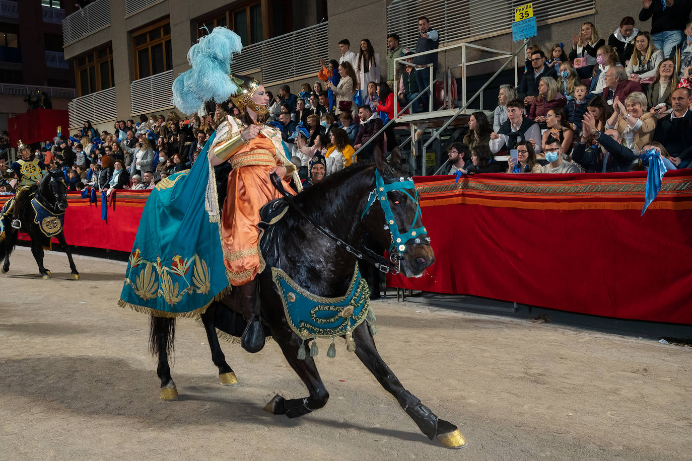 Fotos: El lujo de Egipto en la procesión azul de Domingo de Ramos