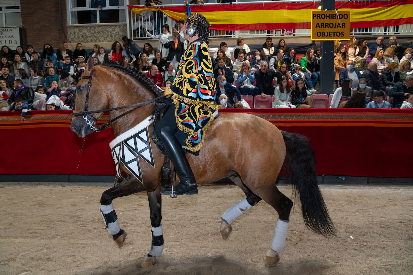 Fotos: El pueblo hebreo llena de júbilo la carrera en la noche del Domingo de Ramos en Lorca