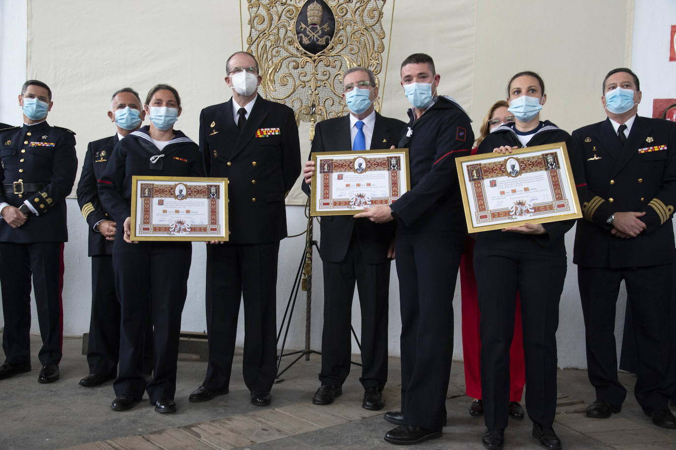 Fotos: Reconocimientos y homenajes de la Agrupación de San Pedro Apóstol de Cartagena