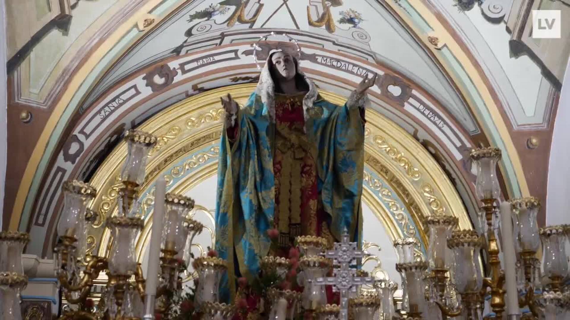 La lluvia obliga a los 'coloraos' a suspender la procesión del Miércoles Santo en Murcia