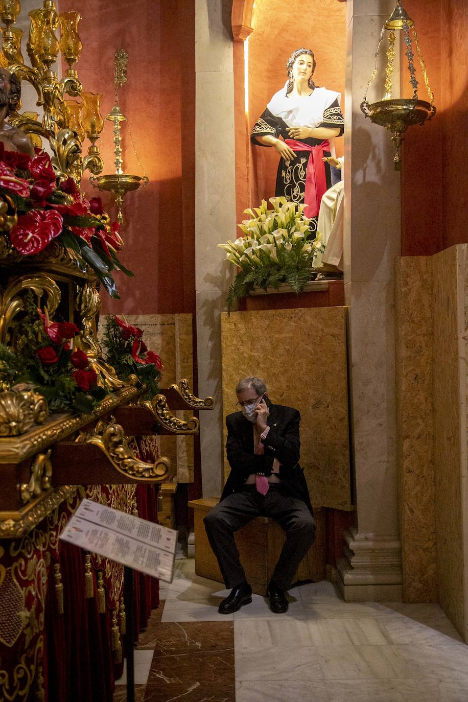 Fotos: Los californios cancelan la procesión del Prendimiento