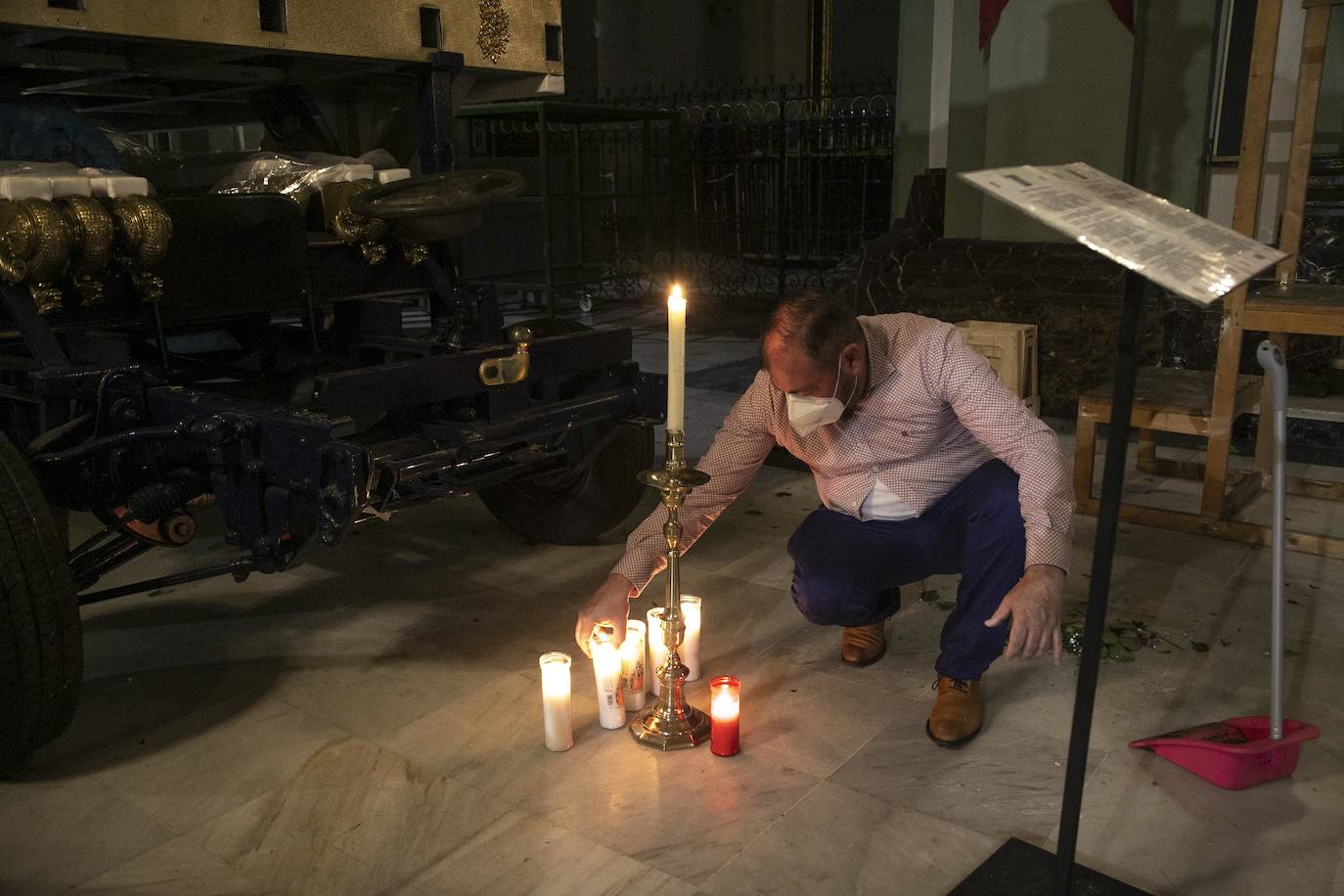 Fotos: Los californios cancelan la procesión del Prendimiento