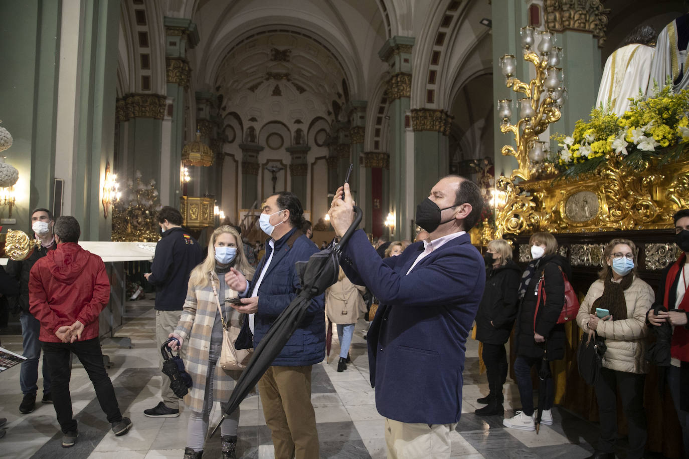 Fotos: Los californios cancelan la procesión del Prendimiento