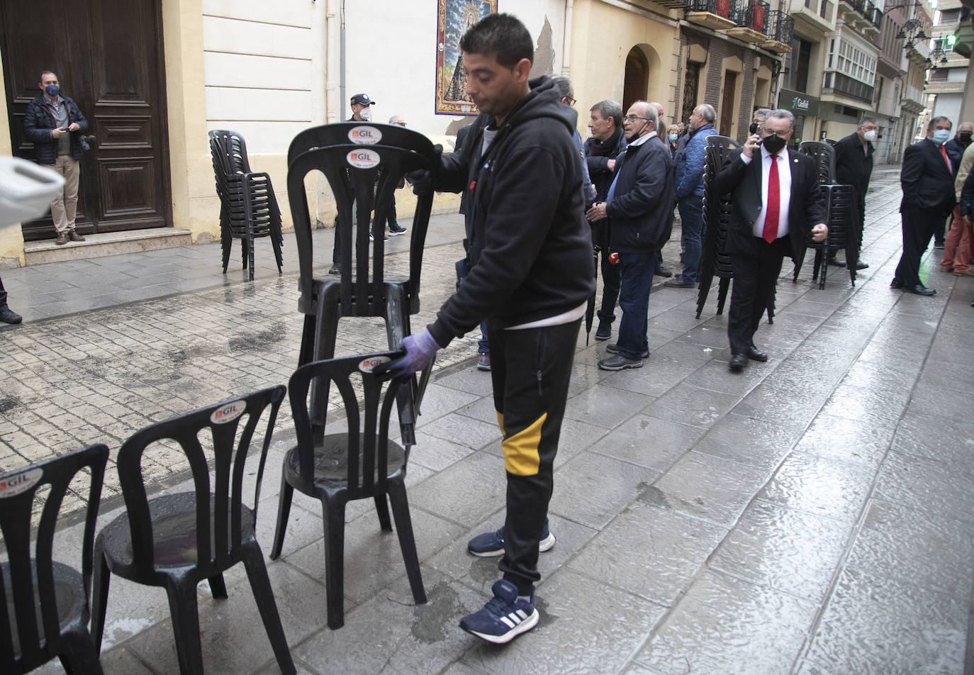 Fotos: Los californios cancelan la procesión del Prendimiento