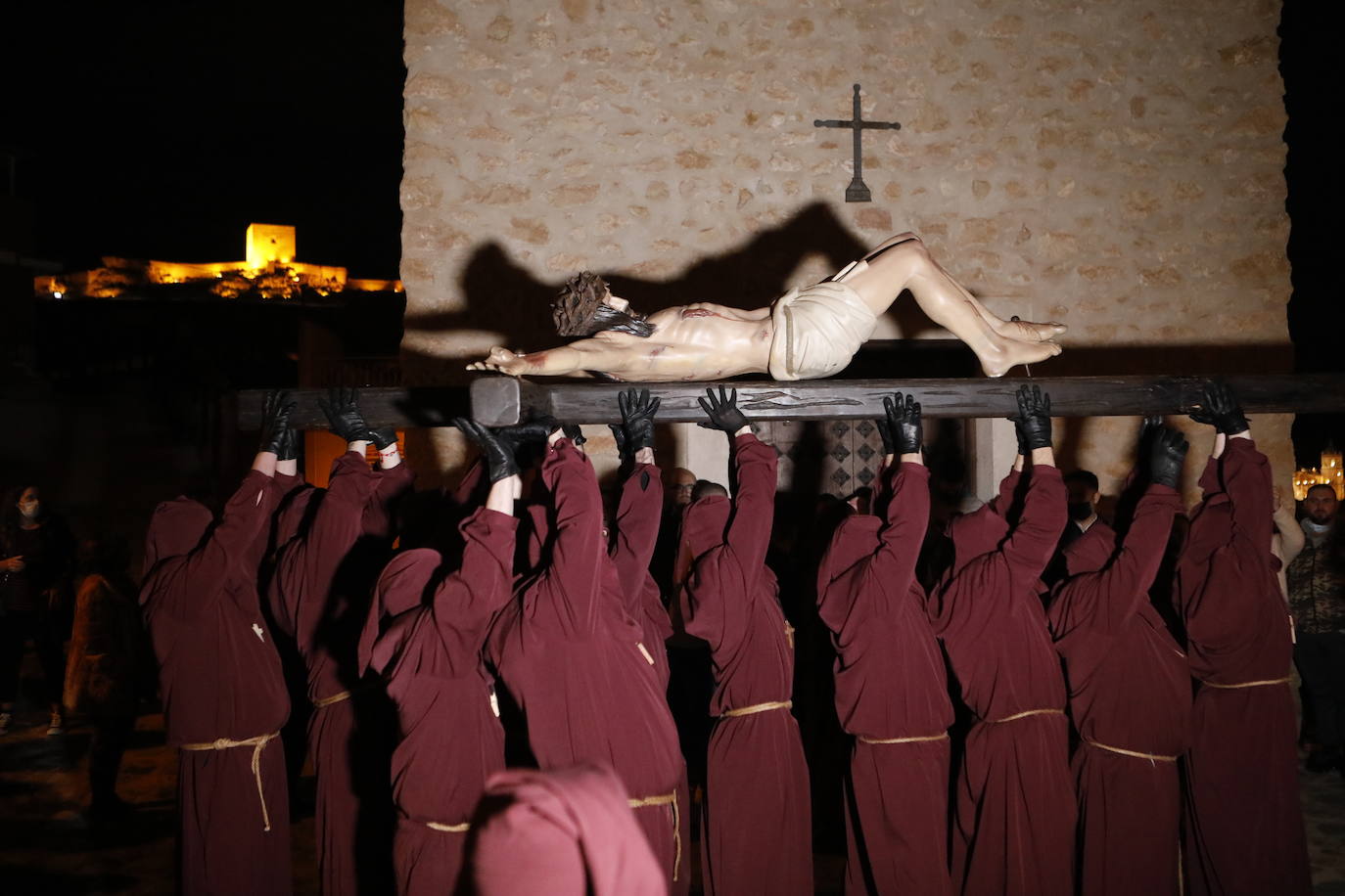 Fotos: Penitencia morada en el monte Calvario de Lorca
