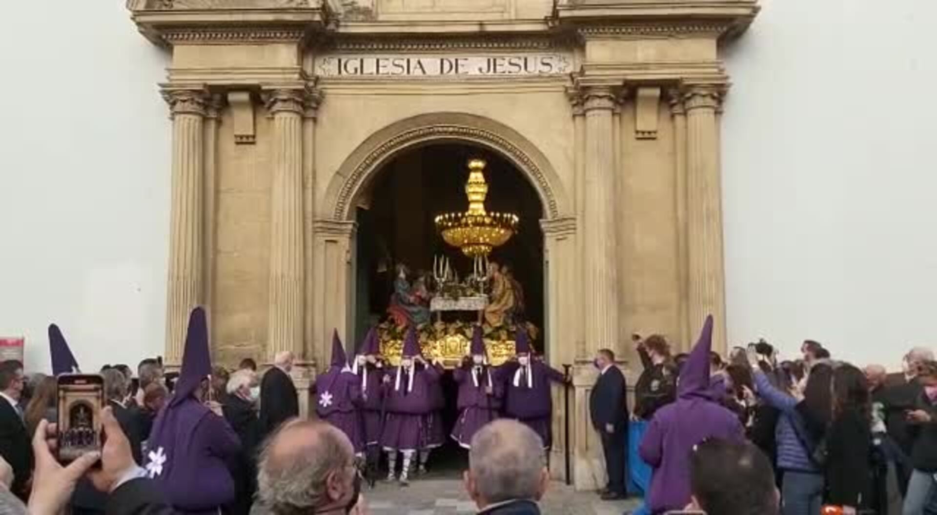 Salida de la procesión de los 'Salzillos' en Murcia