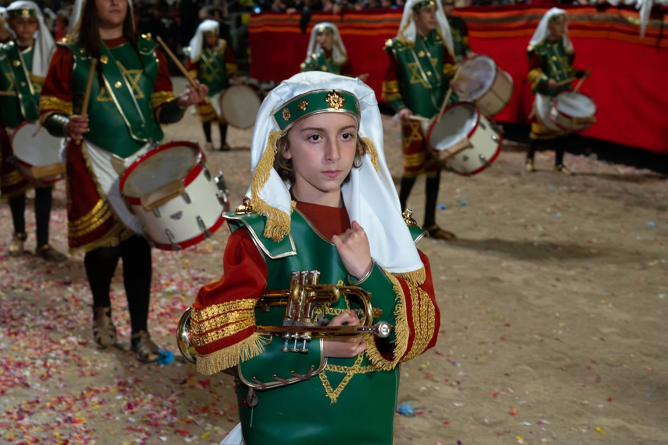 Fotos: Desfile bíblico-pasional del Viernes Santo en Lorca