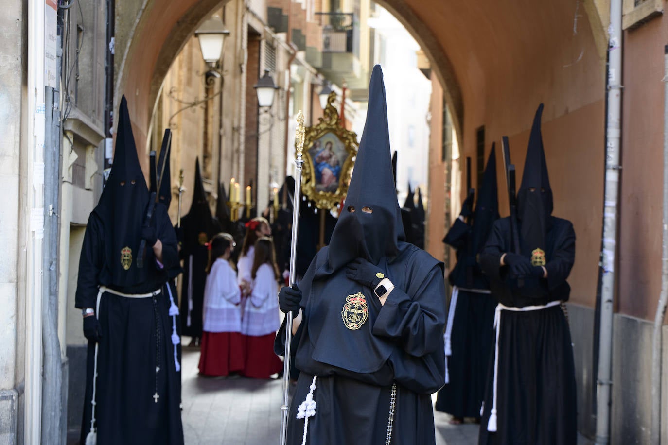 Fotos: La procesión del Rosario de Sábado Santo en Murcia, en imágenes